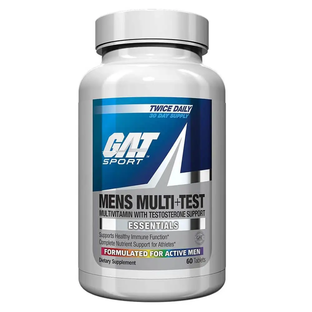 GAT Sport Mens Multi+Test Essentials 30Servings 60 Tablets