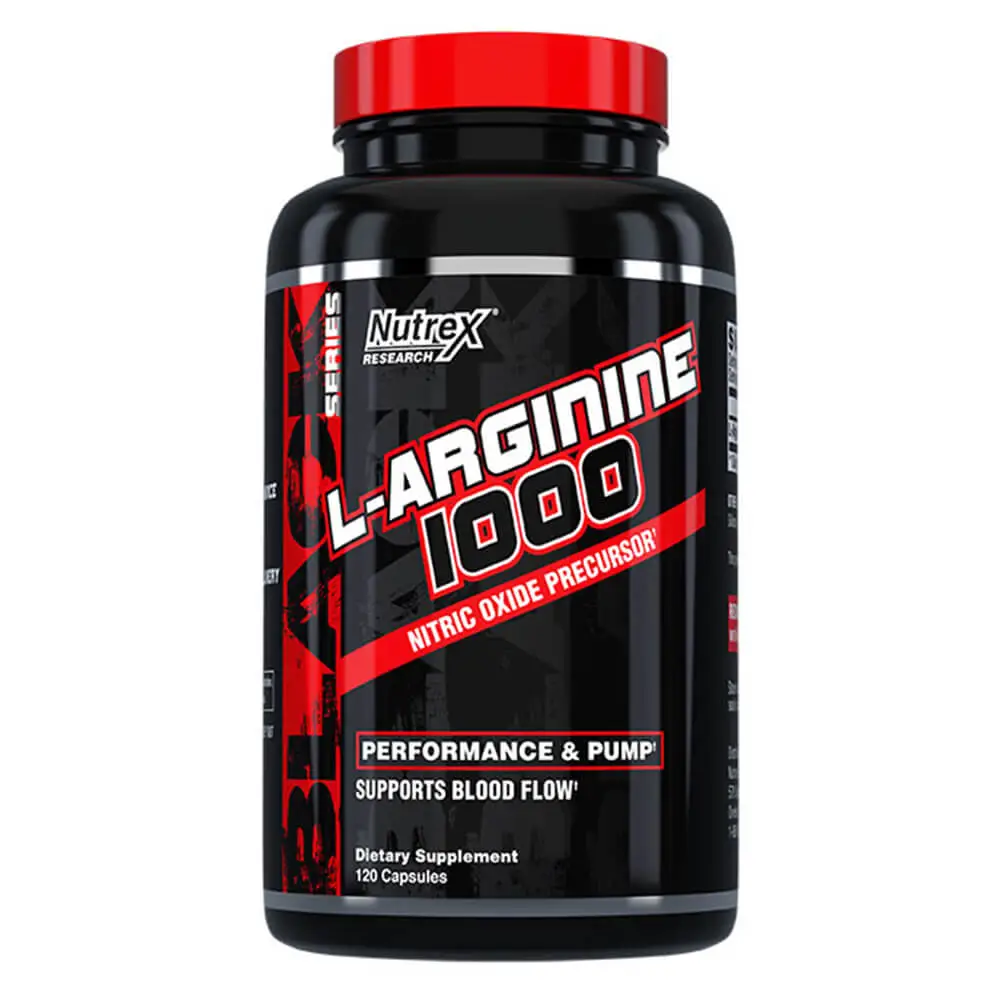 Nutrex Research L-Arginine 1000 120 Capsules