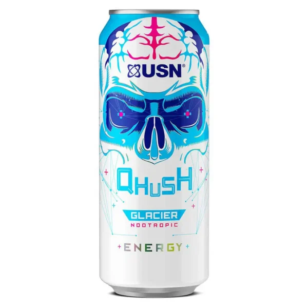 USN QHUSH Glacier Nootropic Energy, 500ml