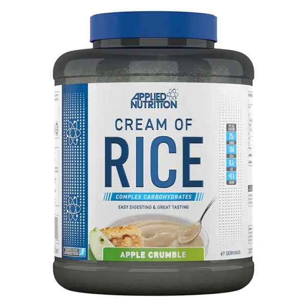 Applied Nutrition Cream Of Rice, Apple Crumble Flavor, 2Kg, 67 Serving
