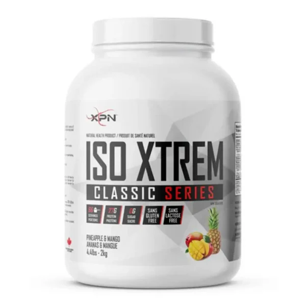 ISO XTREM CLASSIC SERIES, 4.4LBS, 2KG, PINEAPPLE & MANGO