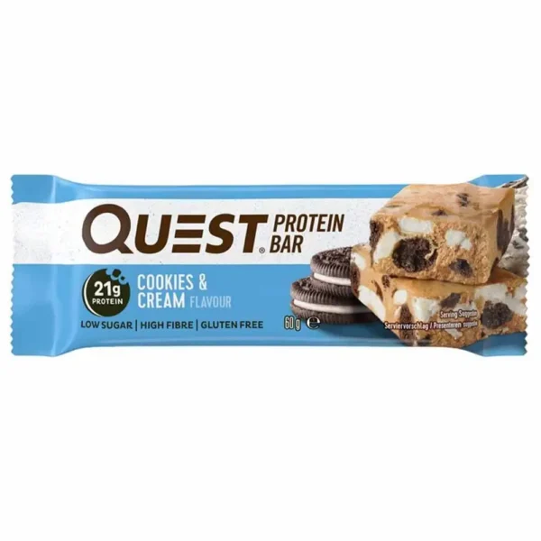 Quest Protein Bar Cookies & Cream Flavor