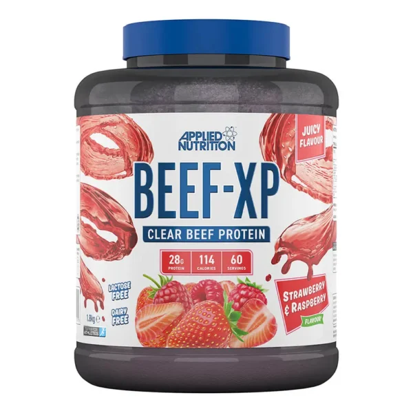 APPLIED NUTRITION BEEF-XP Clear Beef Protein Strawberry & Raspberry 60 Servings