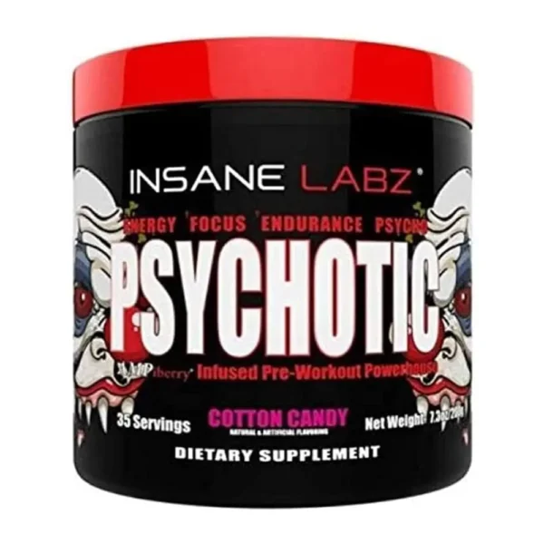 Insane Labz, Psychotic, Cotton Candy, 212g, 35S