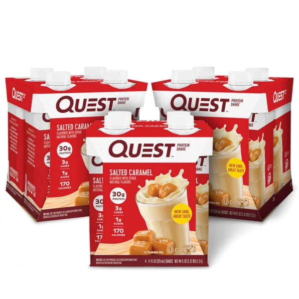 Quest Protein Shake Salted Caramel 325ml Pack of 12