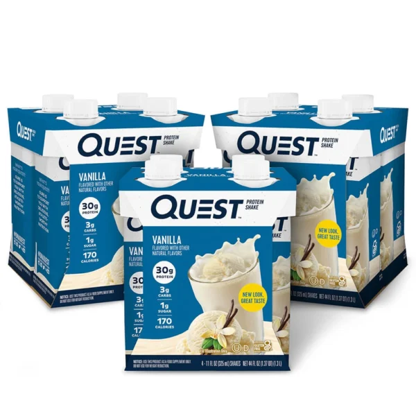 Quest Protein Shake Vanilla 325ml Pack of 12