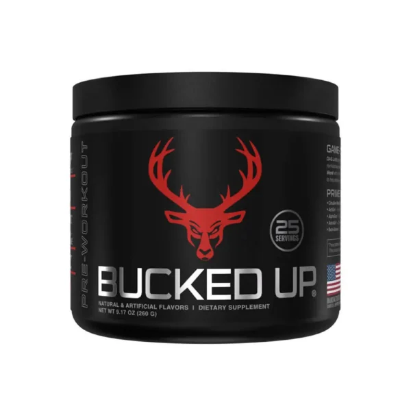 Bucked Up, Pre-Workout, Blood Raz, 25S, 260g