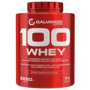 Galvanize Chrome 100 Whey Protein Belgian Chocolate 2280g