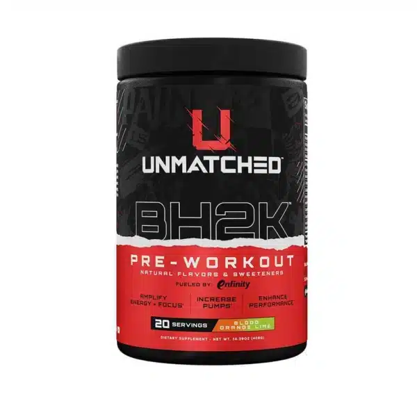 Unmatched BH2K Pre-Workout Blood Orange Lime 408g