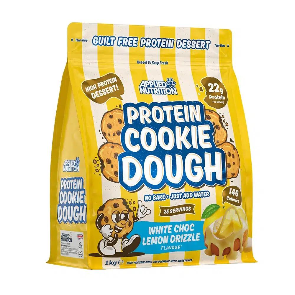 APPLIED NUTRITION PROTEIN COOKIE DOUGH WHITE CHOCOLATE LEMON DRIZZLE 25 SERVINGS 1KG